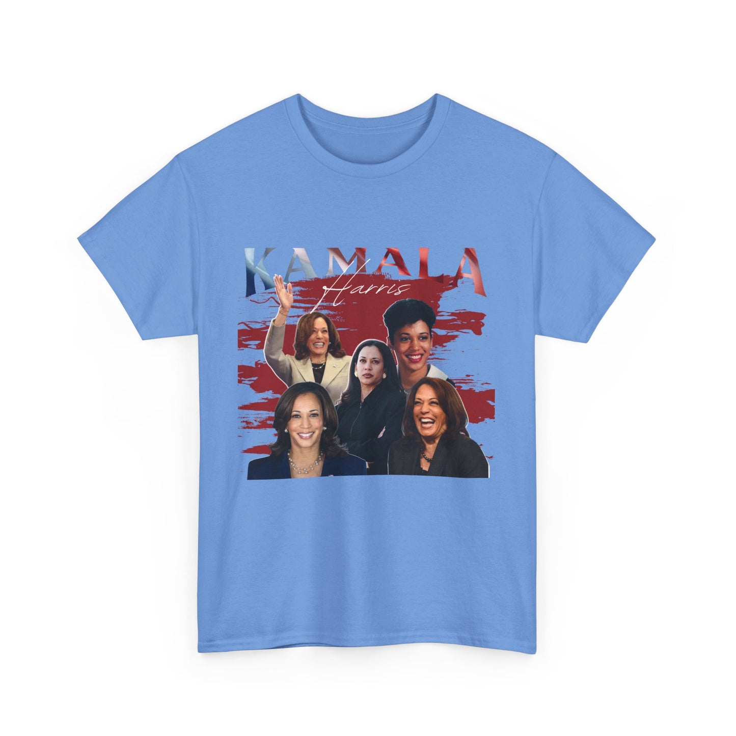 Kamala Harris Red Collage T-Shirt