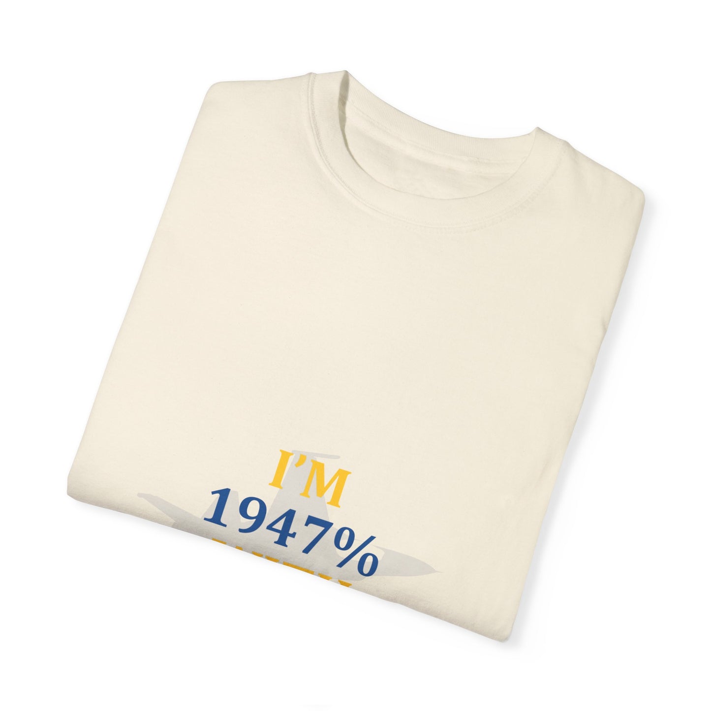 I'm 1947% With Kamala Tee Ultramarine Blue/Golden Yellow