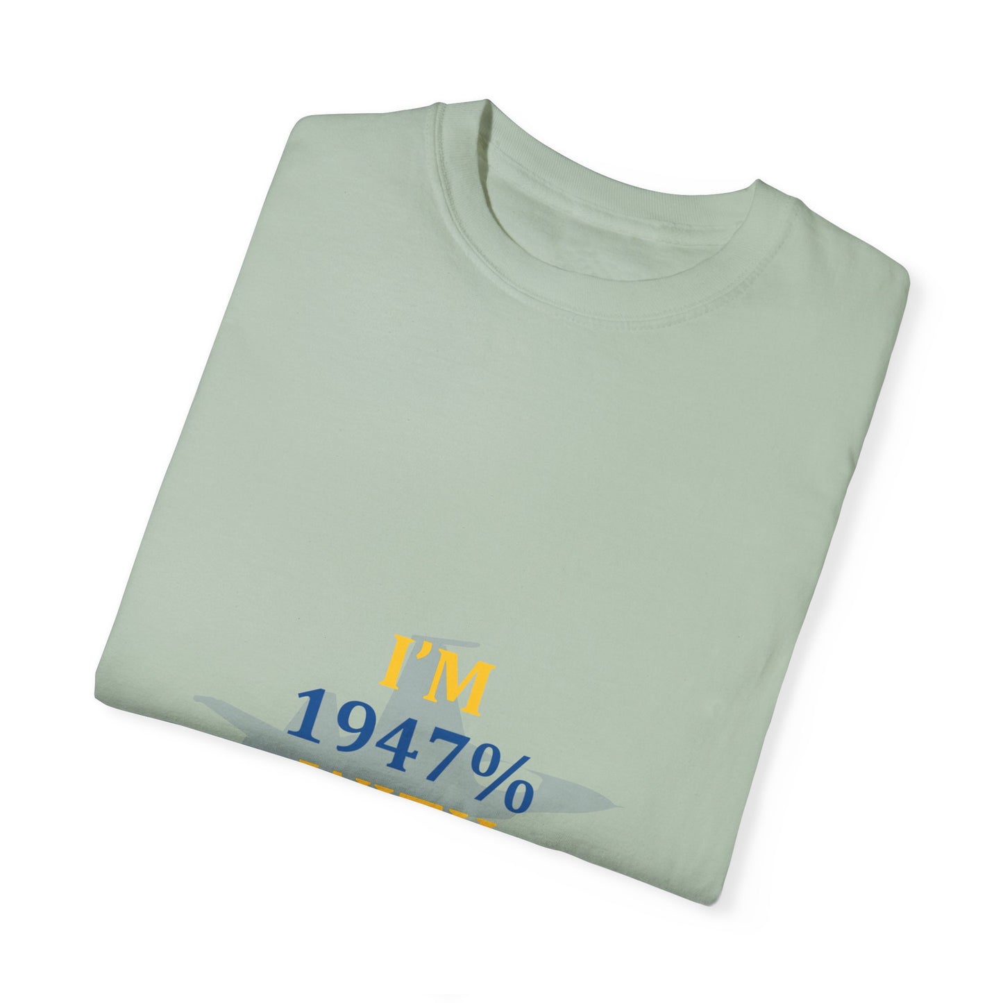 I'm 1947% With Kamala Tee Ultramarine Blue/Golden Yellow