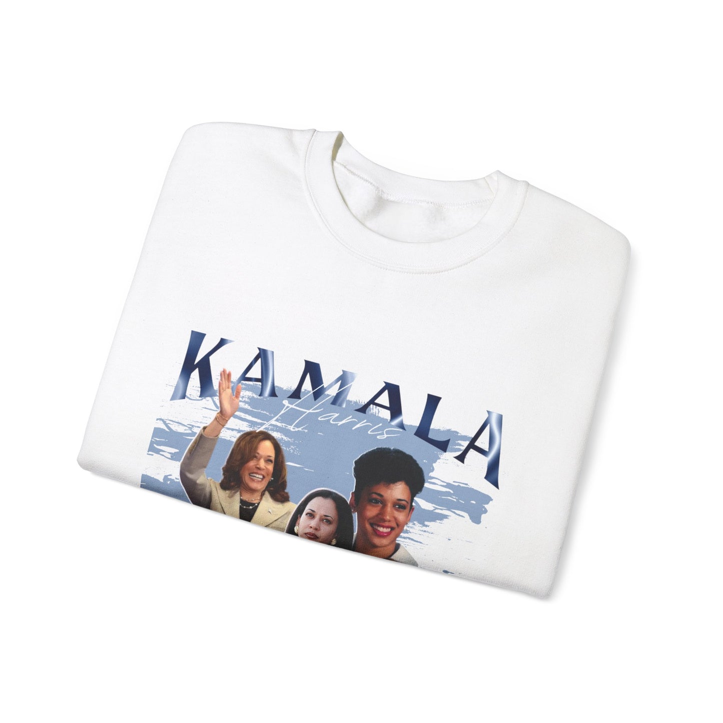 Kamala Harris Blue Collage Crewneck