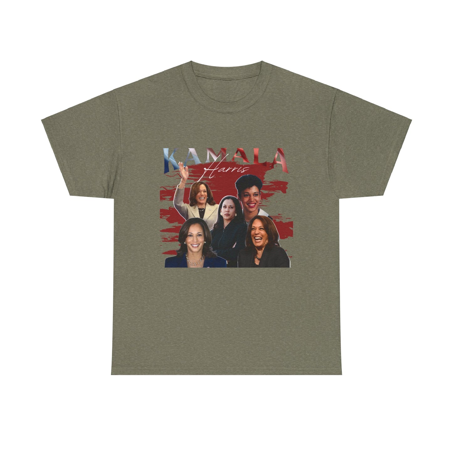 Kamala Harris Red Collage T-Shirt