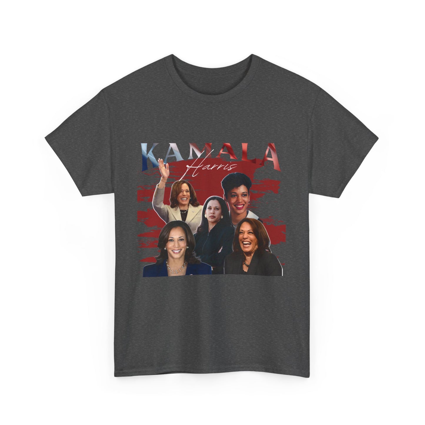 Kamala Harris Red Collage T-Shirt