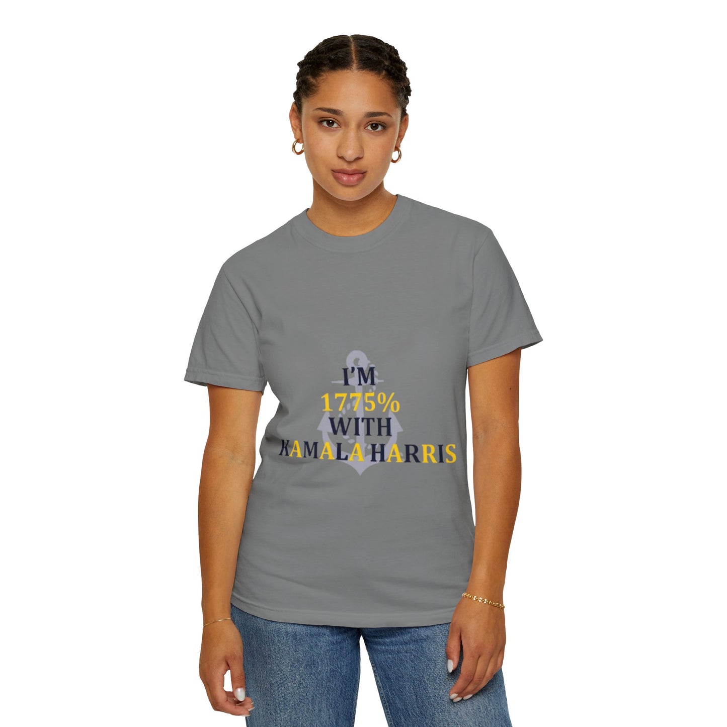 I'm 1775% With Kamala Tee Blue/Gold