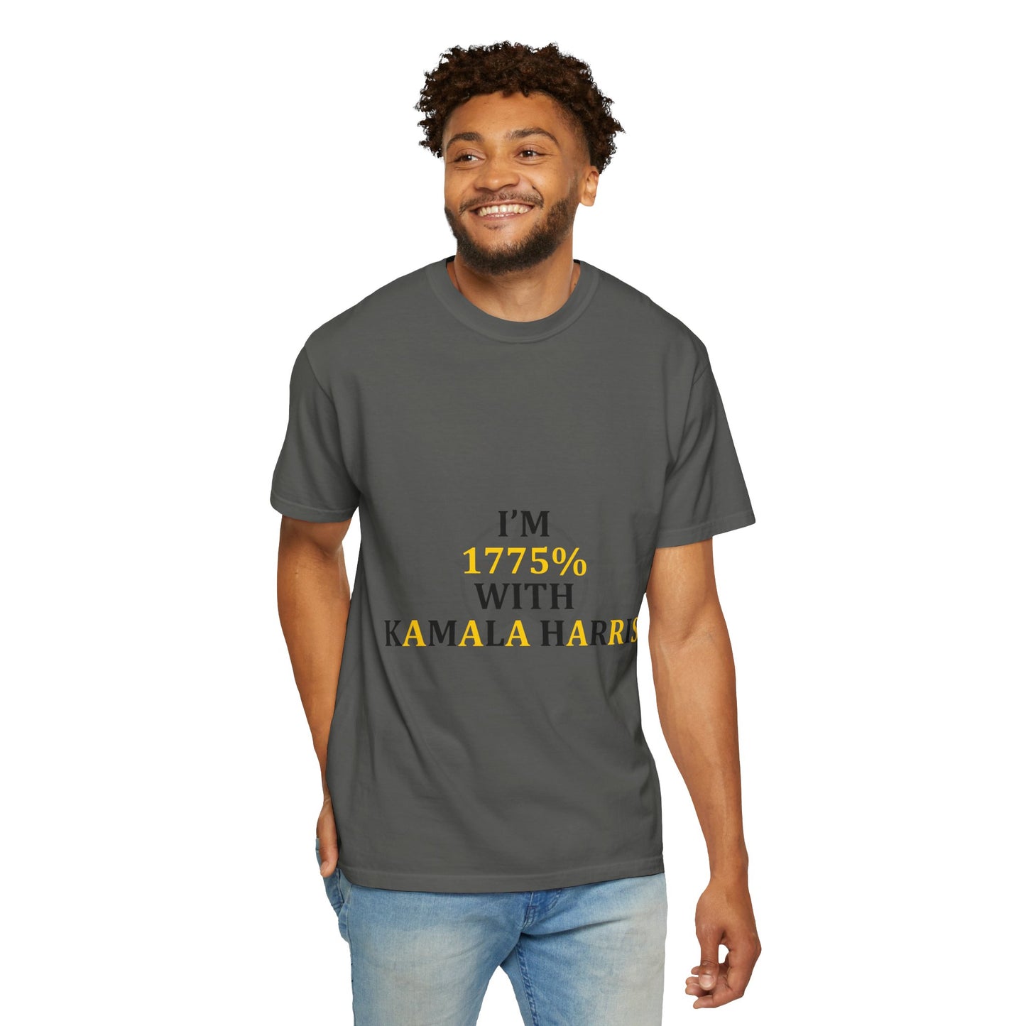 I'm 1775% With Kamala Tee Black/Gold