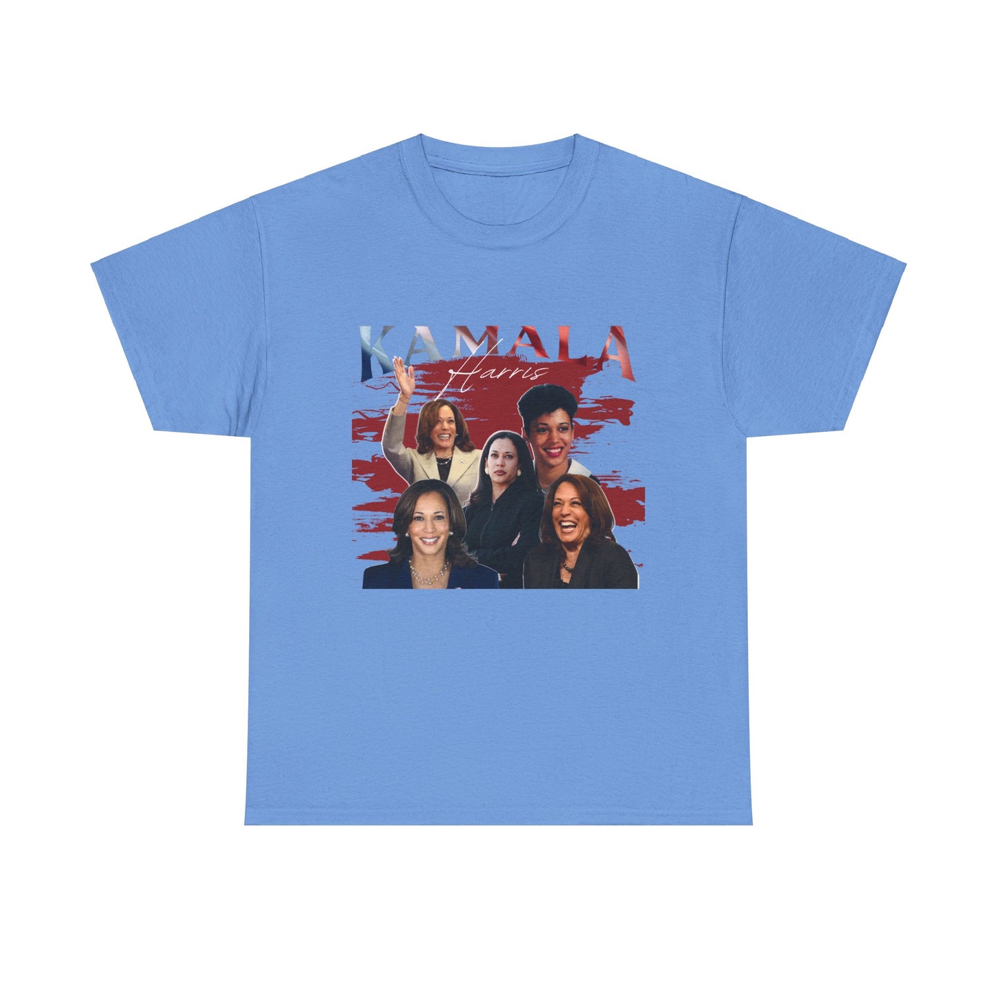 Kamala Harris Red Collage T-Shirt