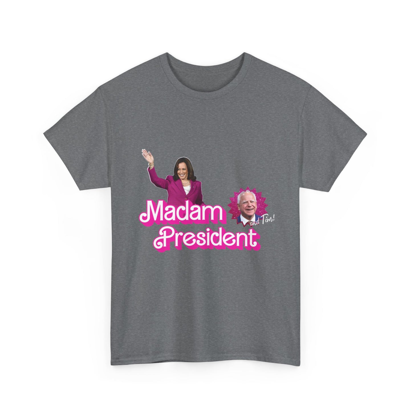 Madam President Kamala Harris and Tim Barbie T-Shirt