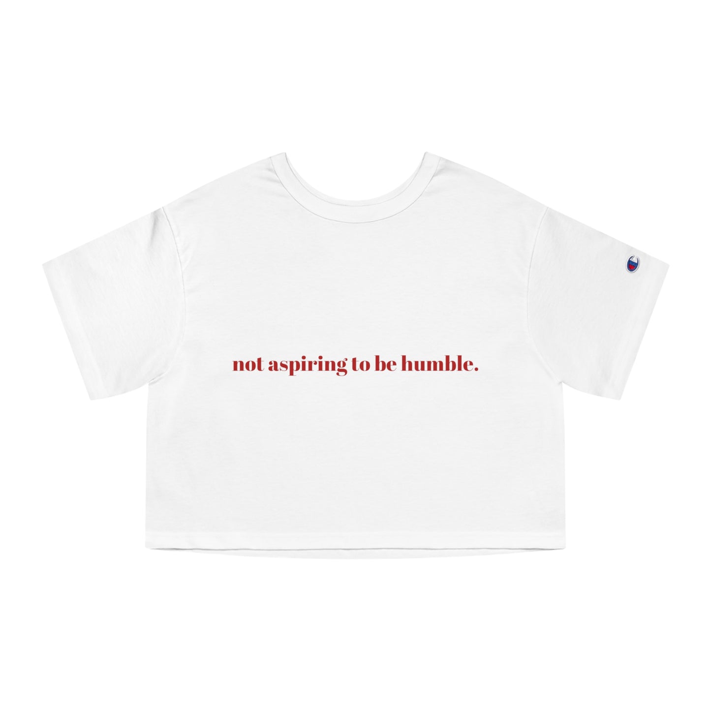 Not Aspiring To Be Humble Kamala Harris Quote Tee Red