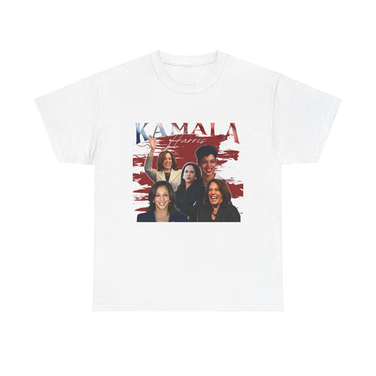 Kamala Harris Red Collage T-Shirt