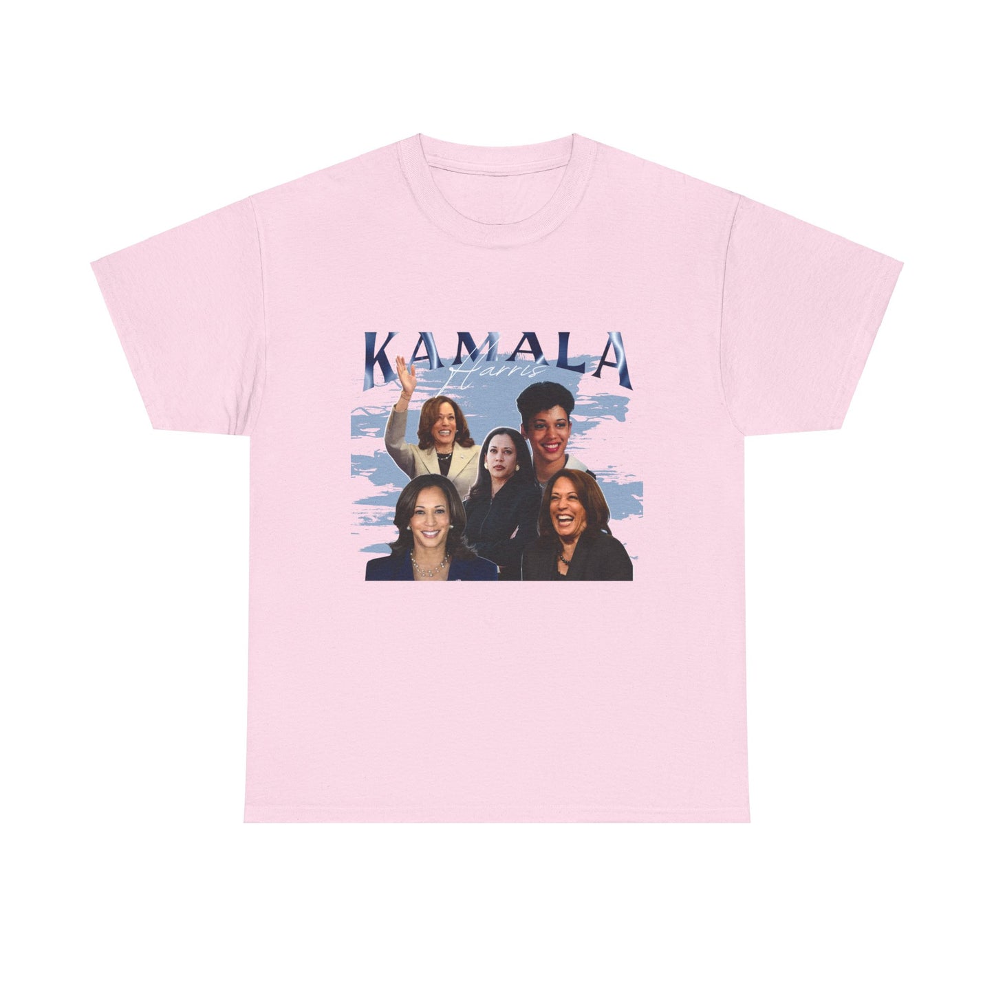 Kamala Harris Blue Collage T-Shirt