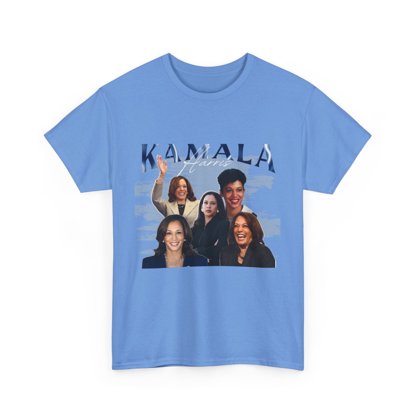 Kamala Harris Blue Collage T-Shirt