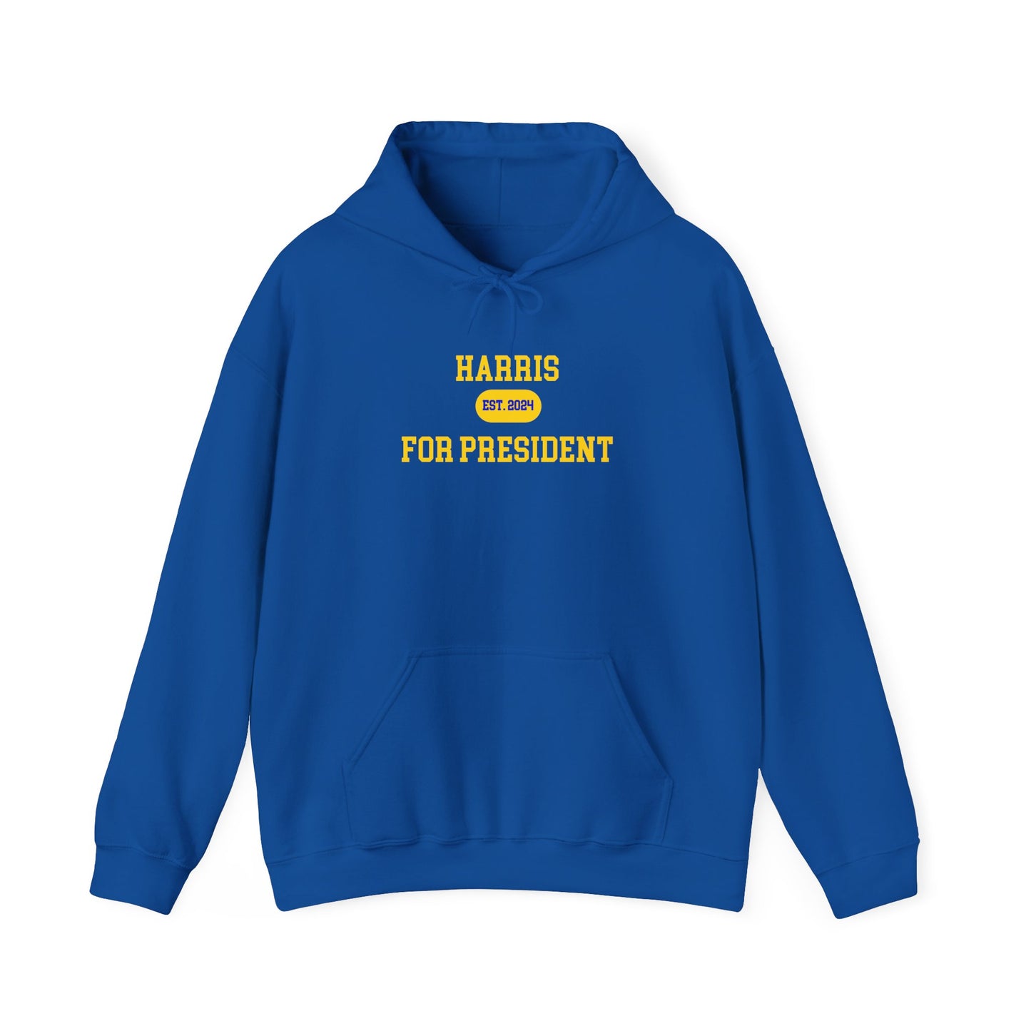 Harris For President Hoodie Royal Blue/Gold