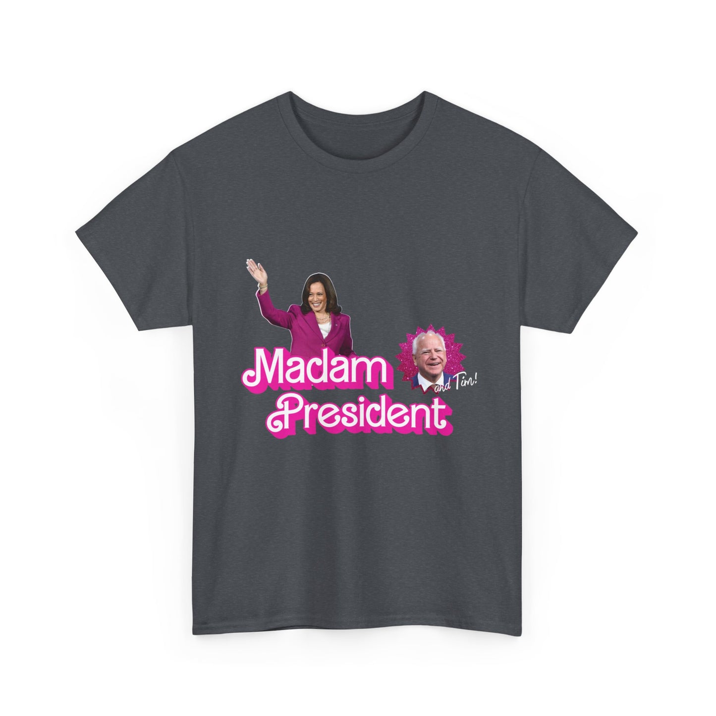 Madam President Kamala Harris and Tim Barbie T-Shirt