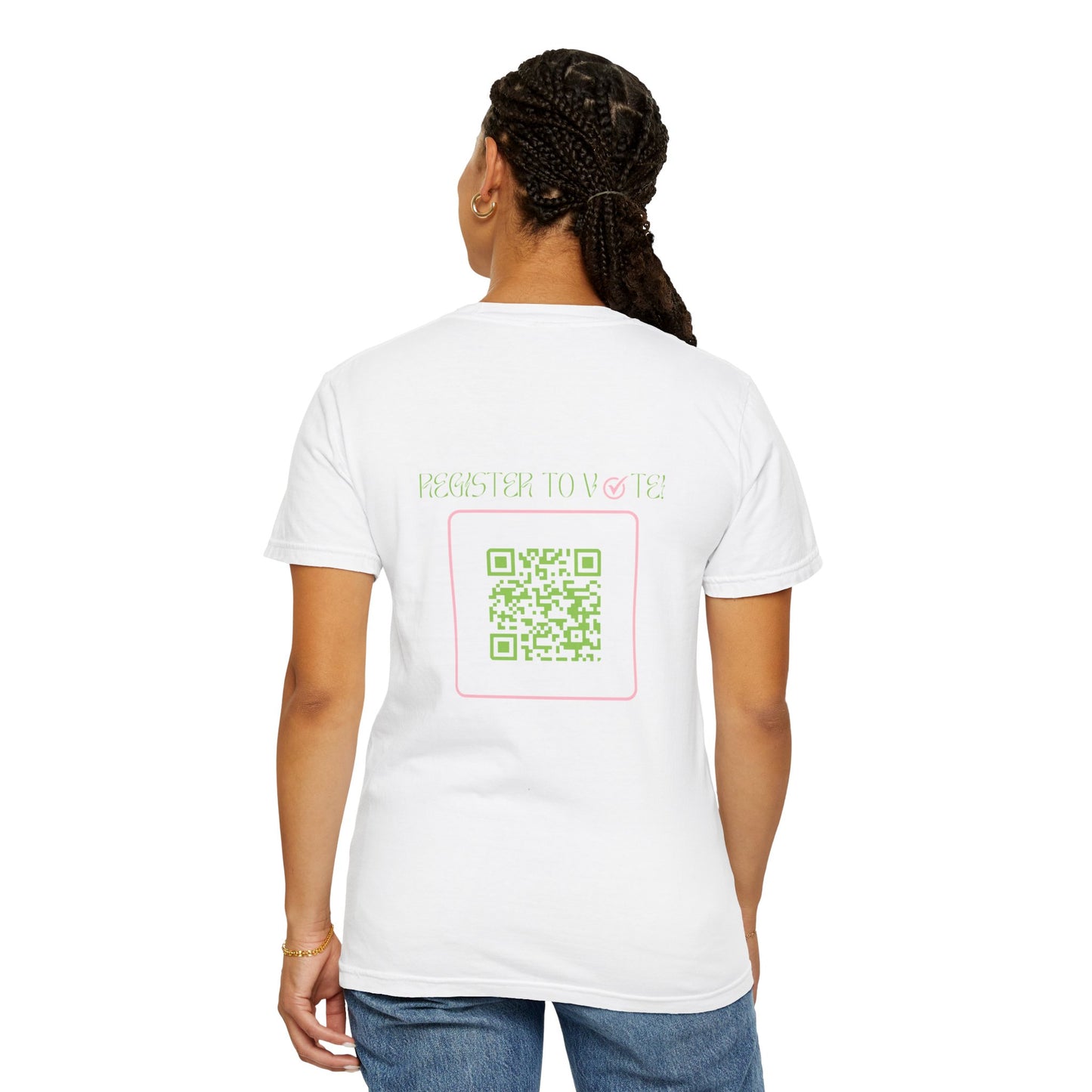 A Sorority Party T-Shirt Salmon Pink/Apple Green