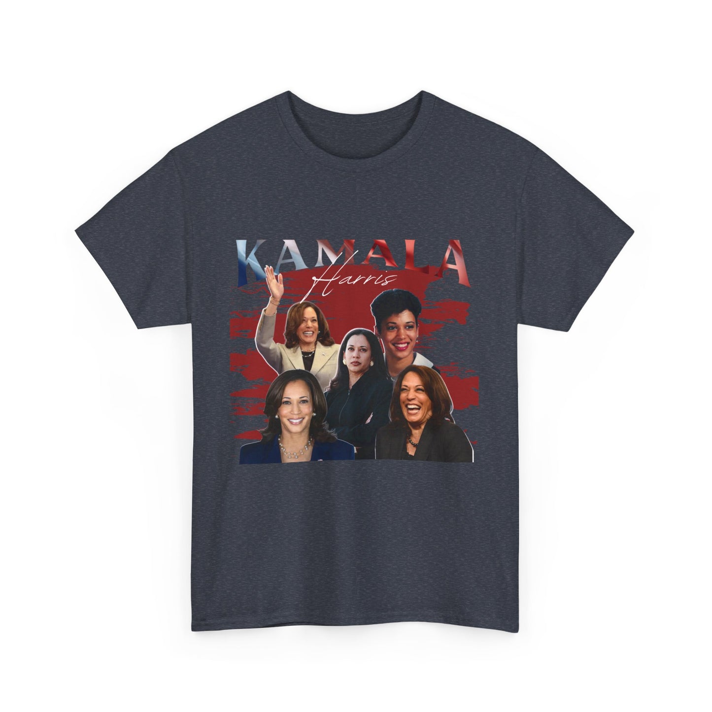 Kamala Harris Red Collage T-Shirt