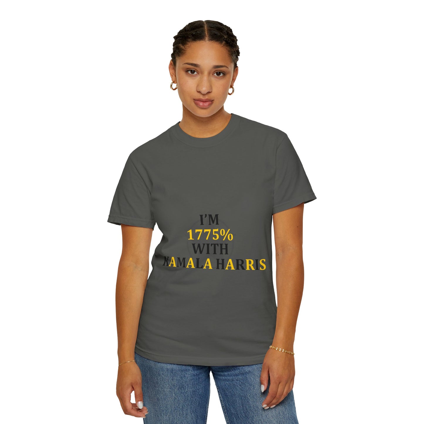 I'm 1775% With Kamala Tee Black/Gold