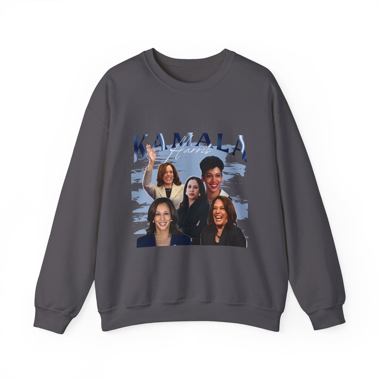 Kamala Harris Blue Collage Crewneck