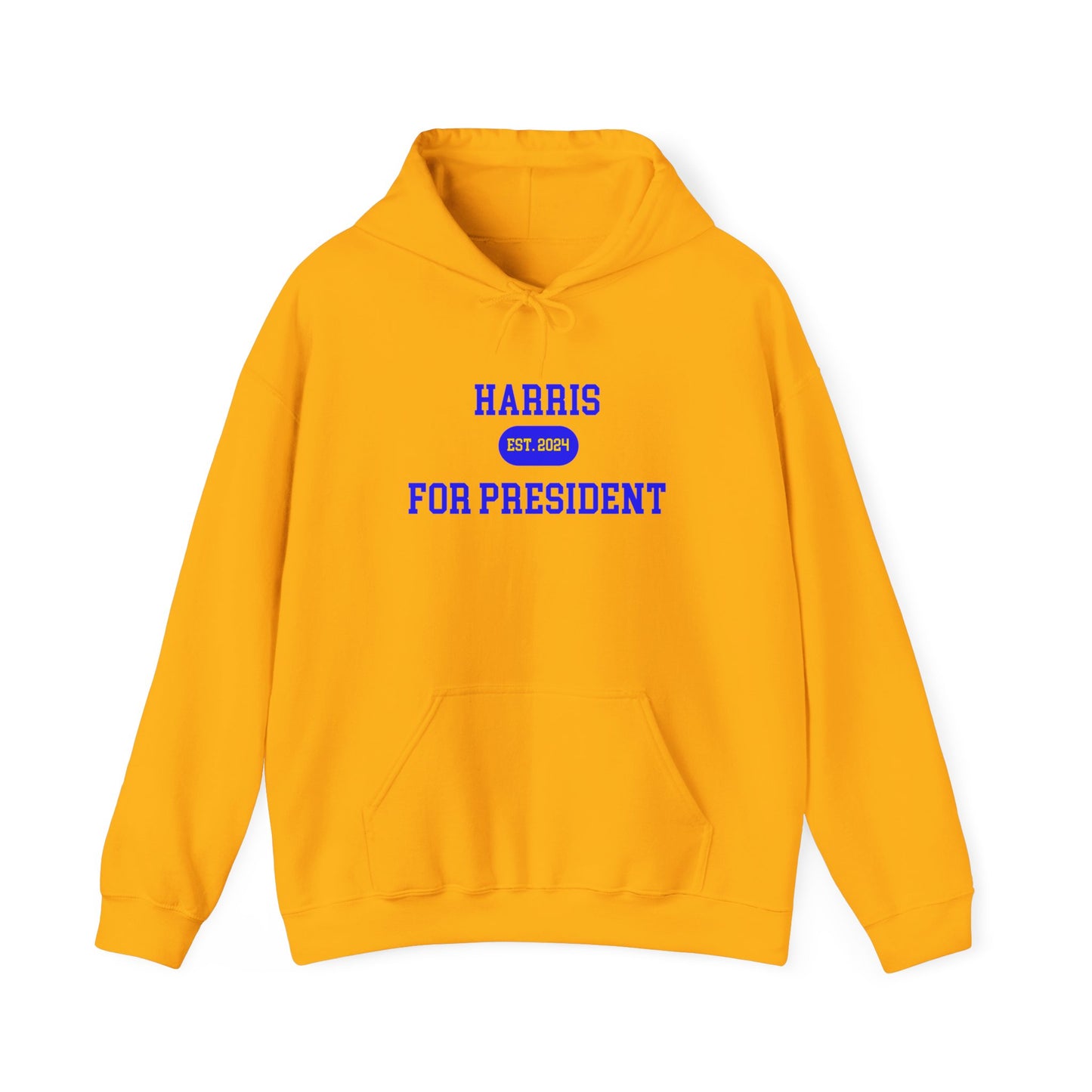 Harris For President Hoodie Royal Blue/Gold