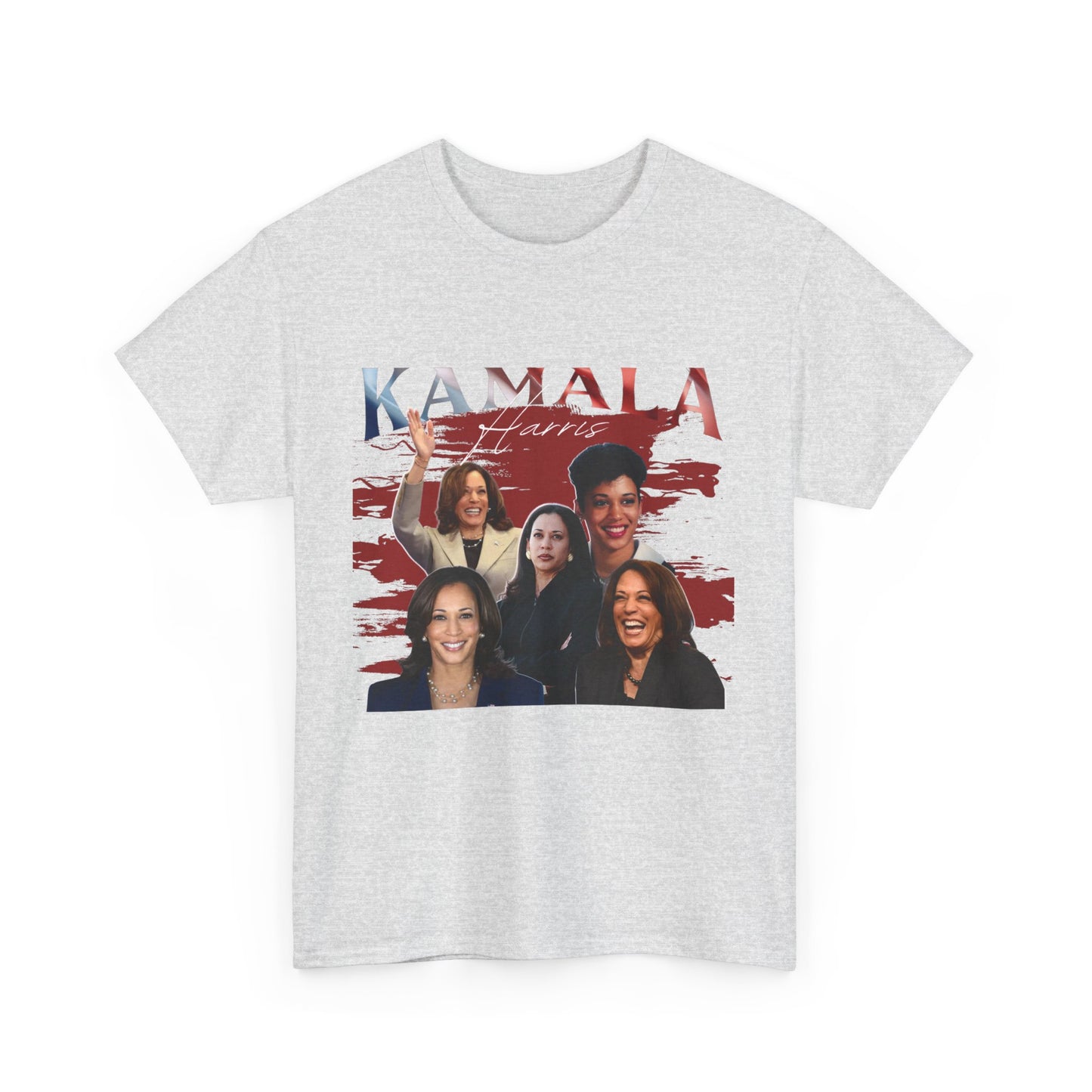 Kamala Harris Red Collage T-Shirt