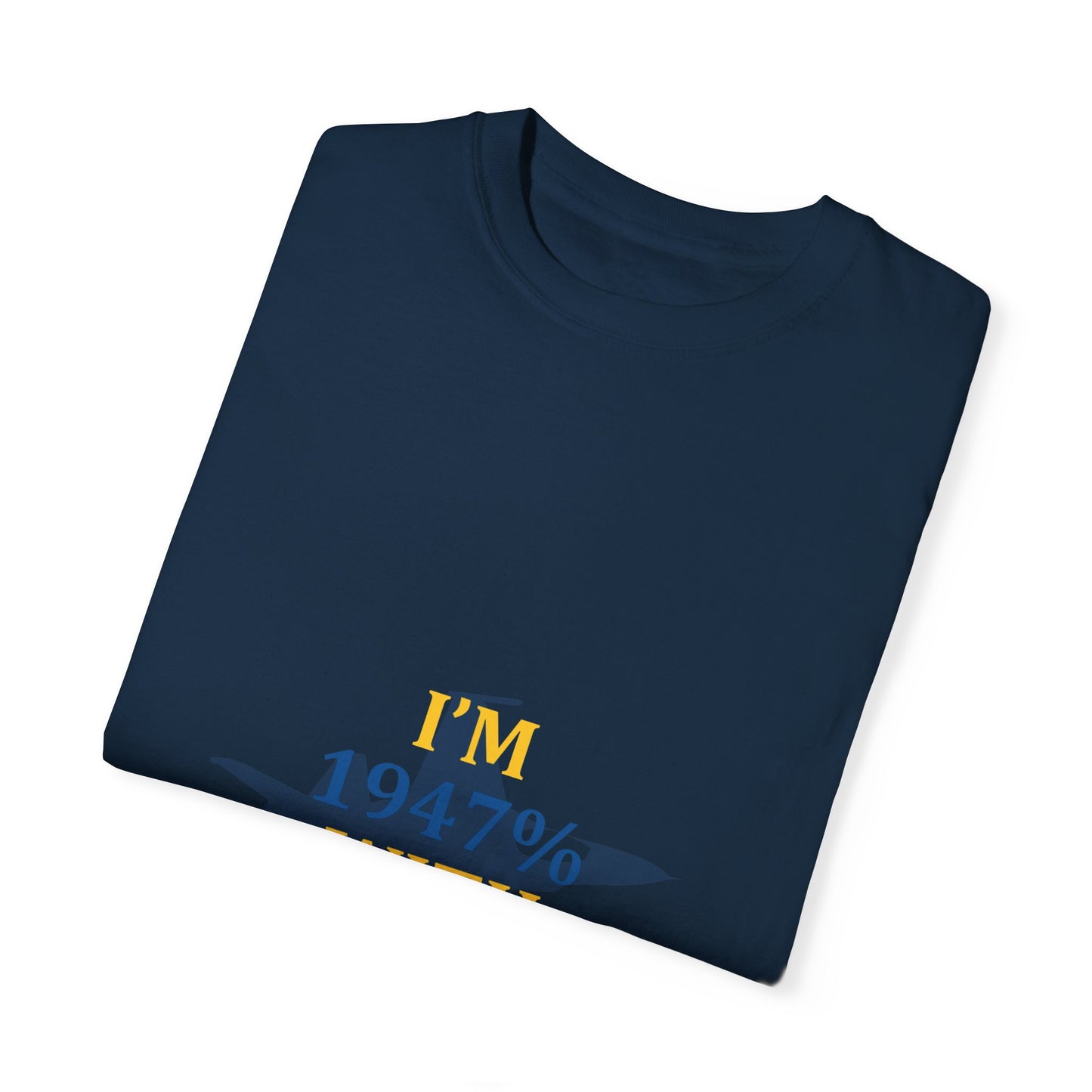 I'm 1947% With Kamala Tee Ultramarine Blue/Golden Yellow