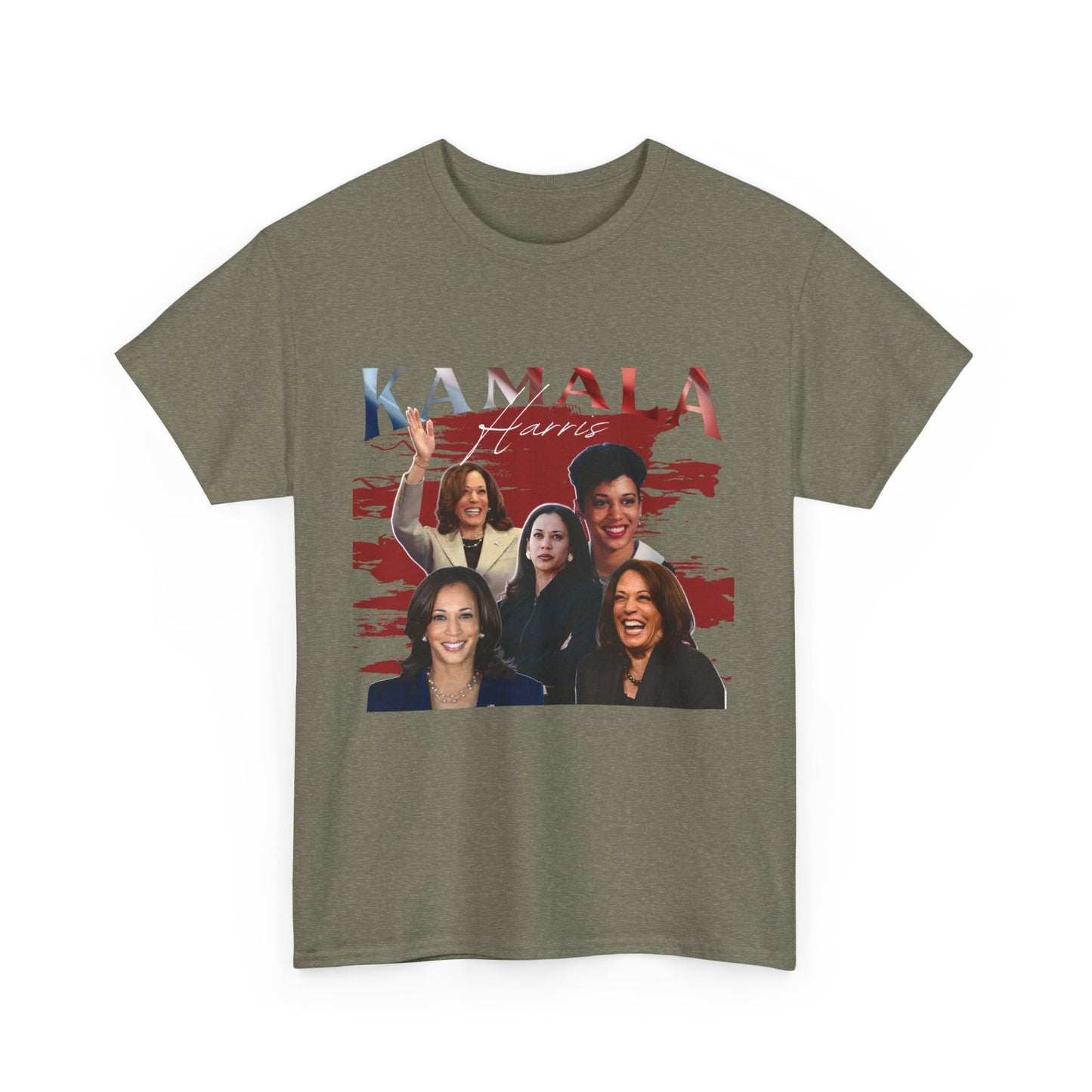 Kamala Harris Red Collage T-Shirt