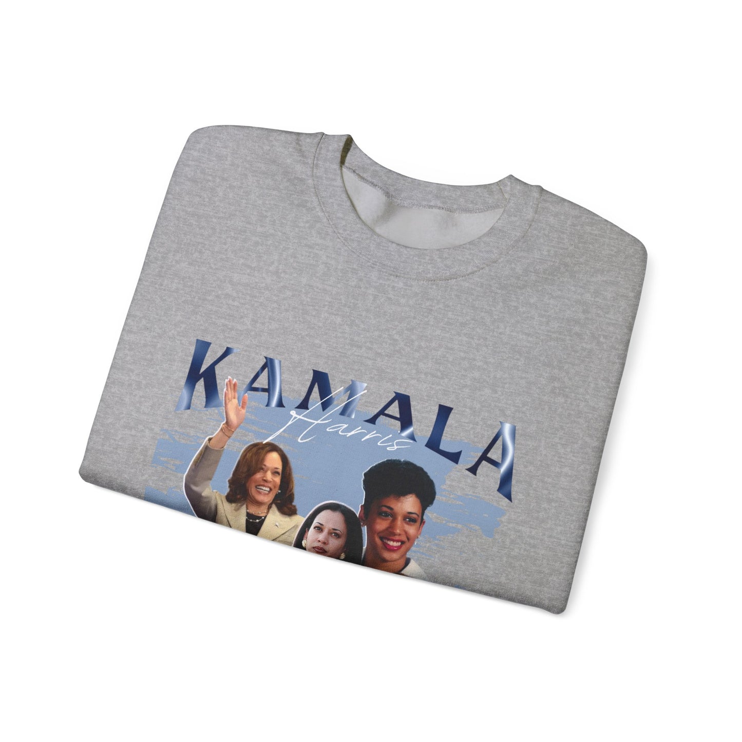 Kamala Harris Blue Collage Crewneck