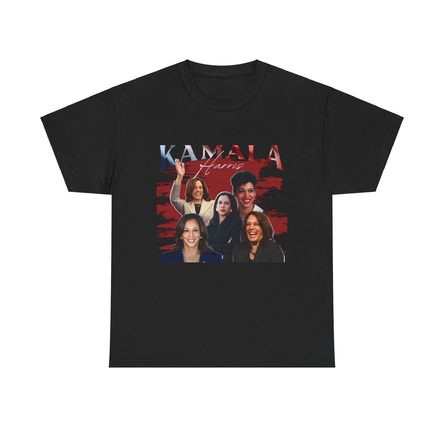 Kamala Harris Red Collage T-Shirt