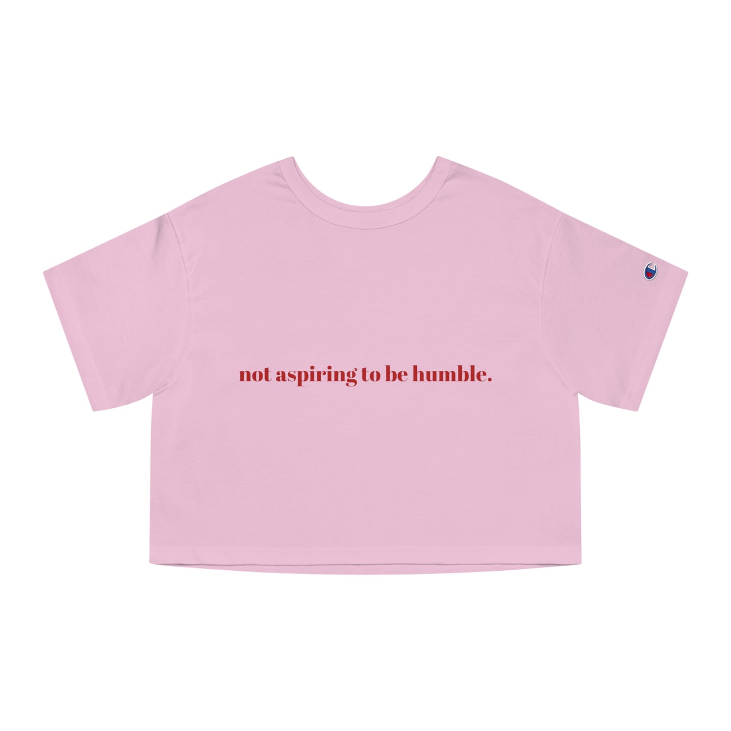 Not Aspiring To Be Humble Kamala Harris Quote Tee Red