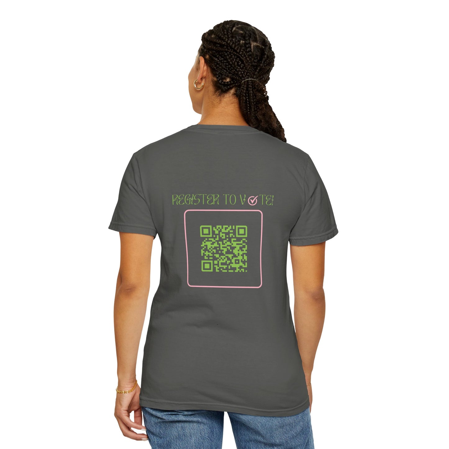 A Sorority Party T-Shirt Salmon Pink/Apple Green