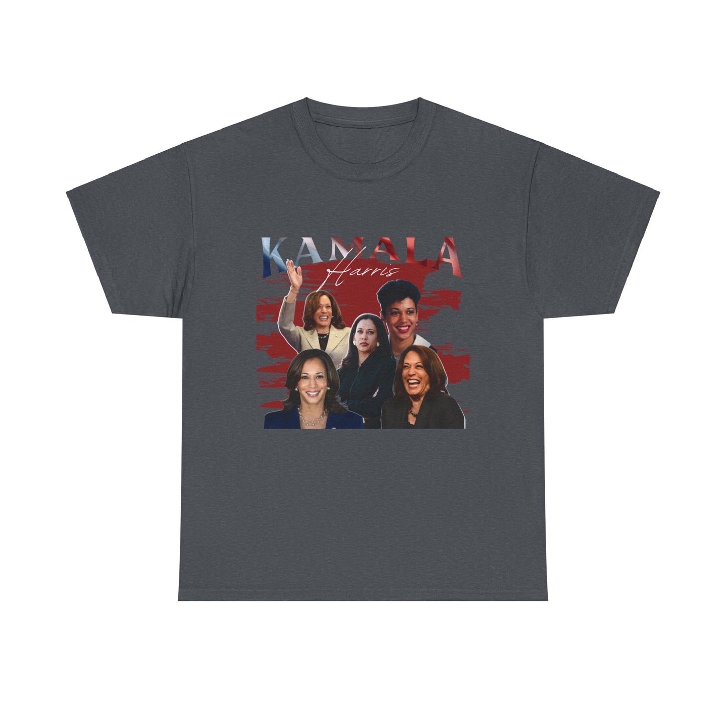 Kamala Harris Red Collage T-Shirt