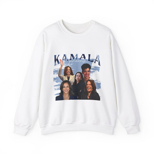 Kamala Harris Blue Collage Crewneck