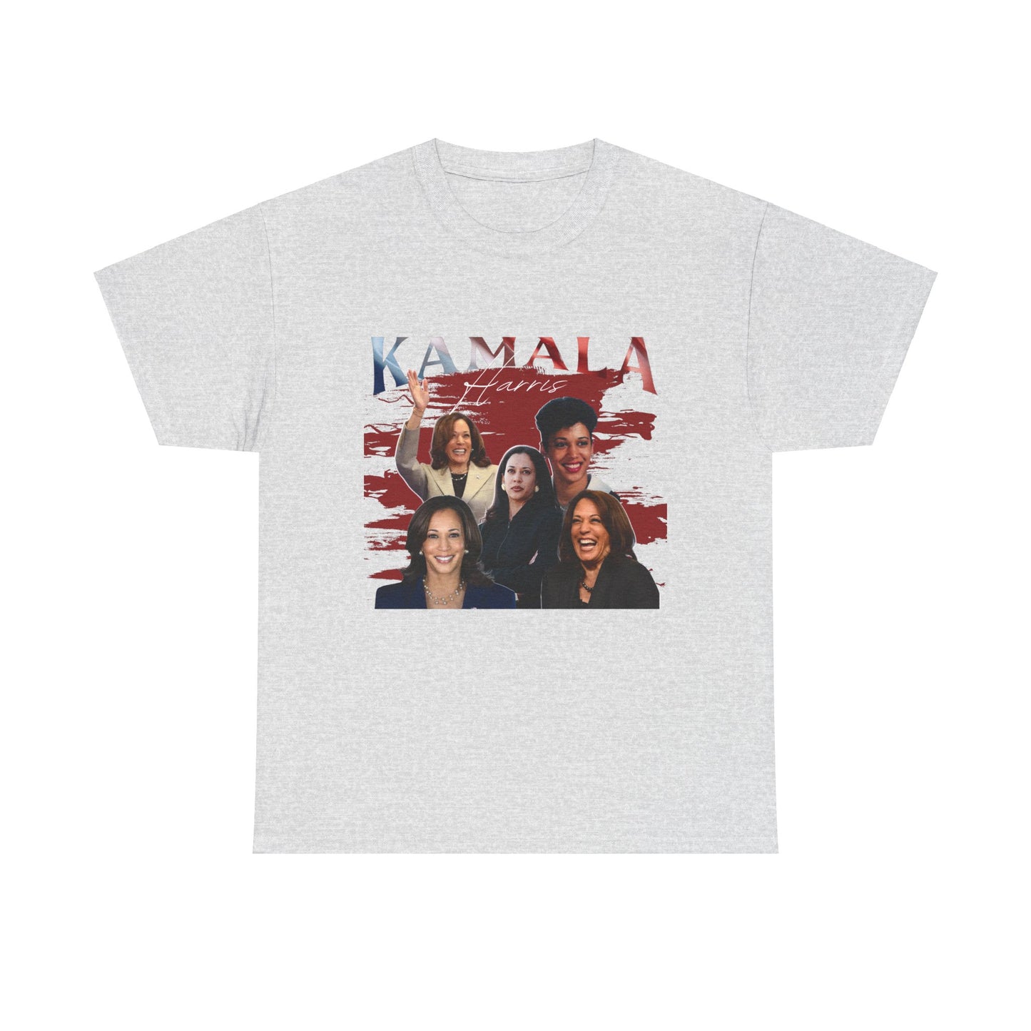 Kamala Harris Red Collage T-Shirt