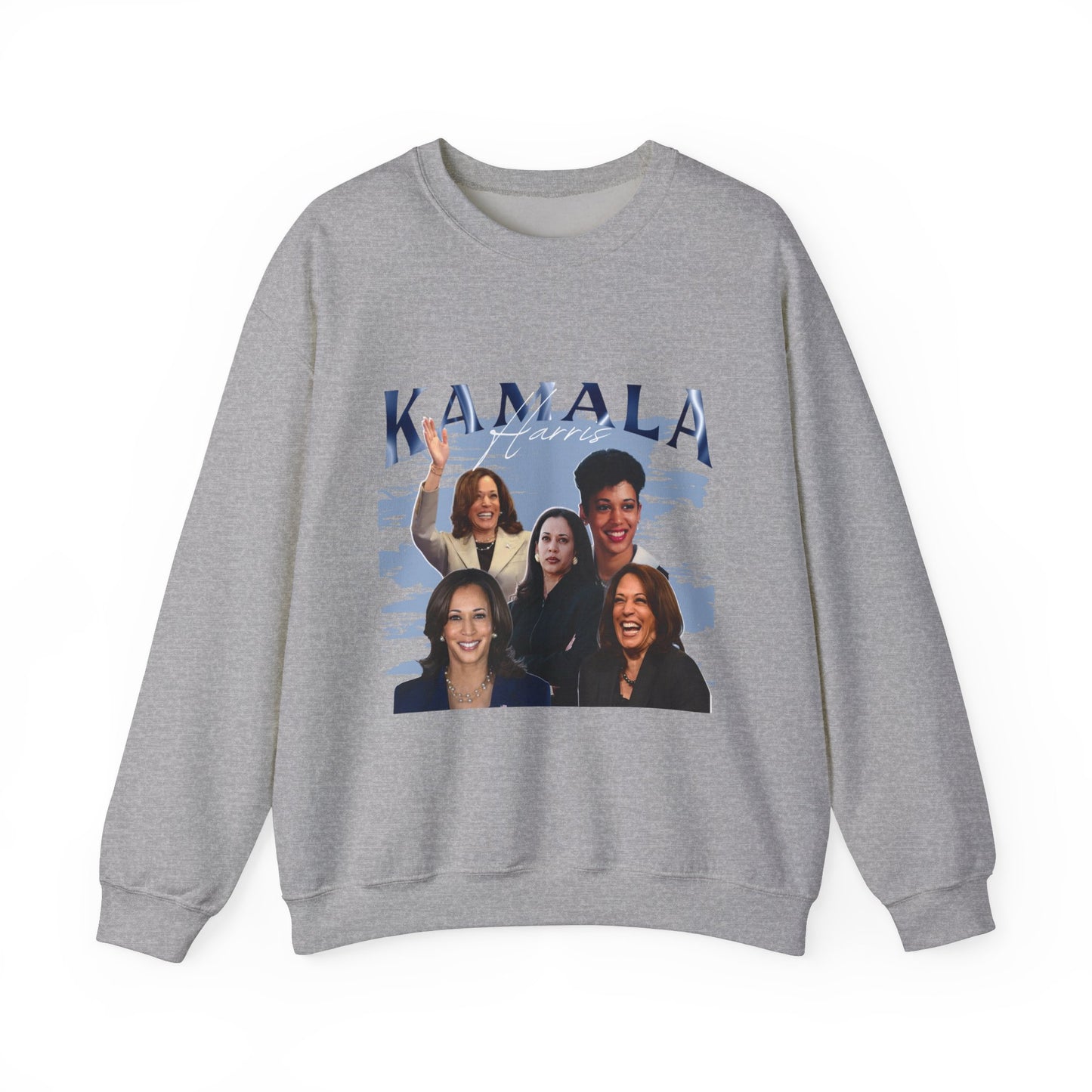 Kamala Harris Blue Collage Crewneck