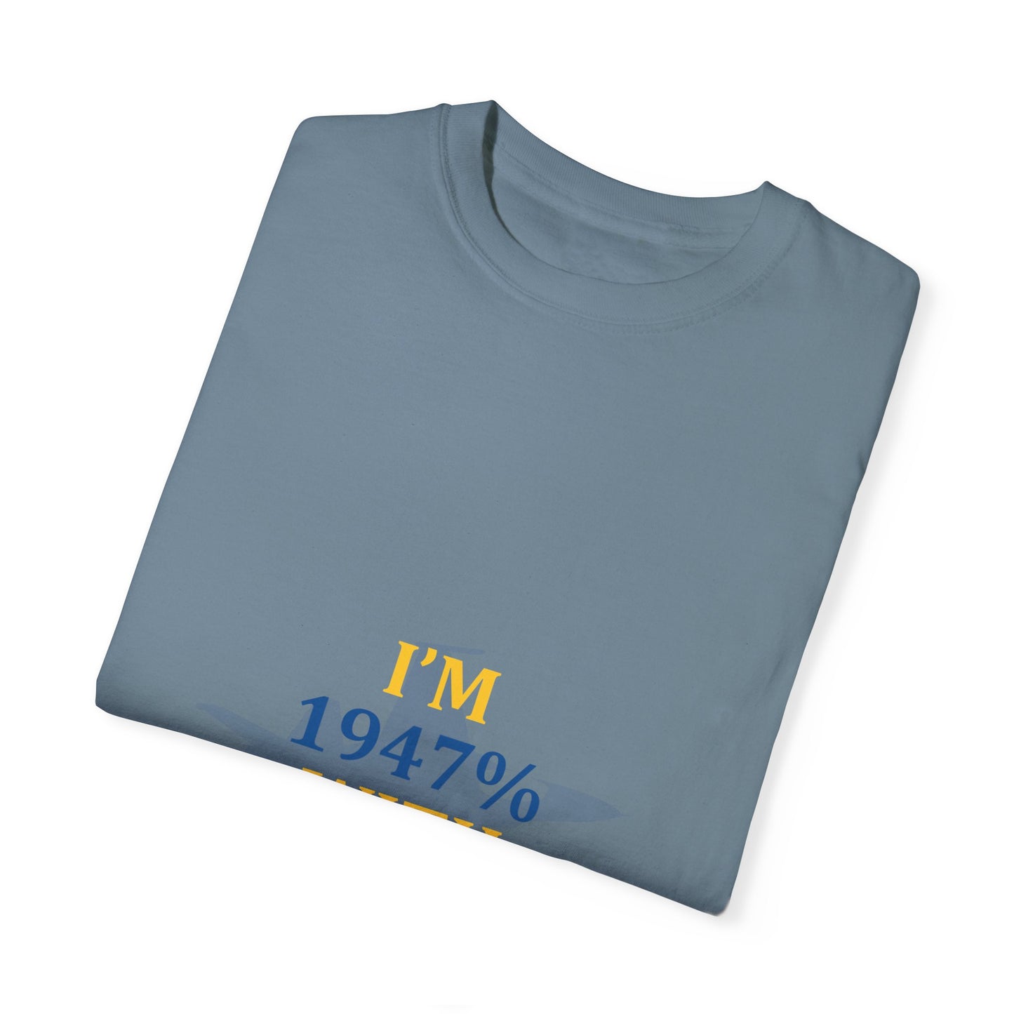 I'm 1947% With Kamala Tee Ultramarine Blue/Golden Yellow