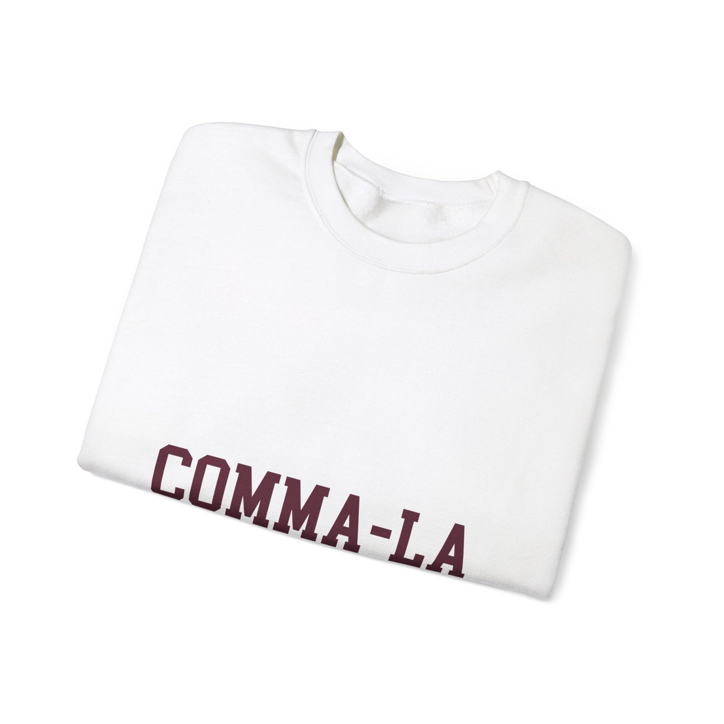 It's Pronounced Comma-La Crewneck Crimson/Cream