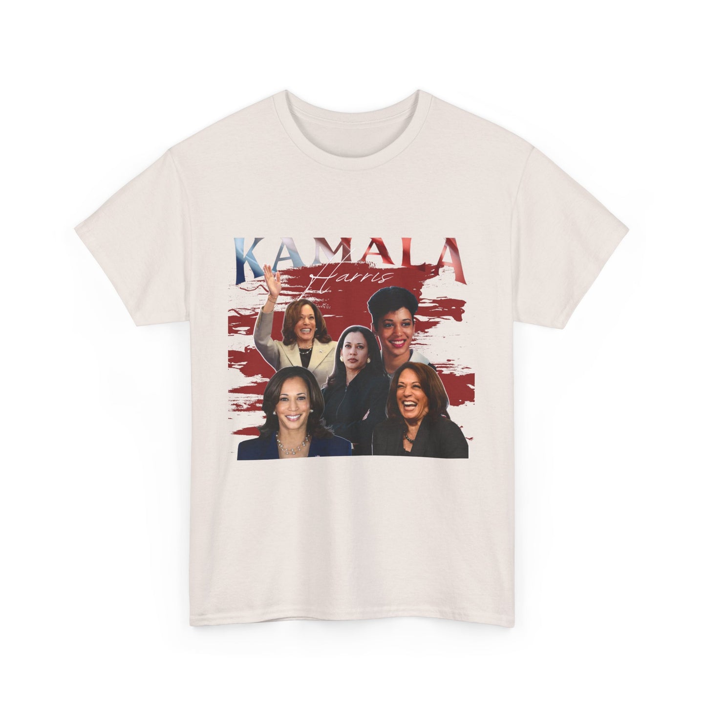 Kamala Harris Red Collage T-Shirt