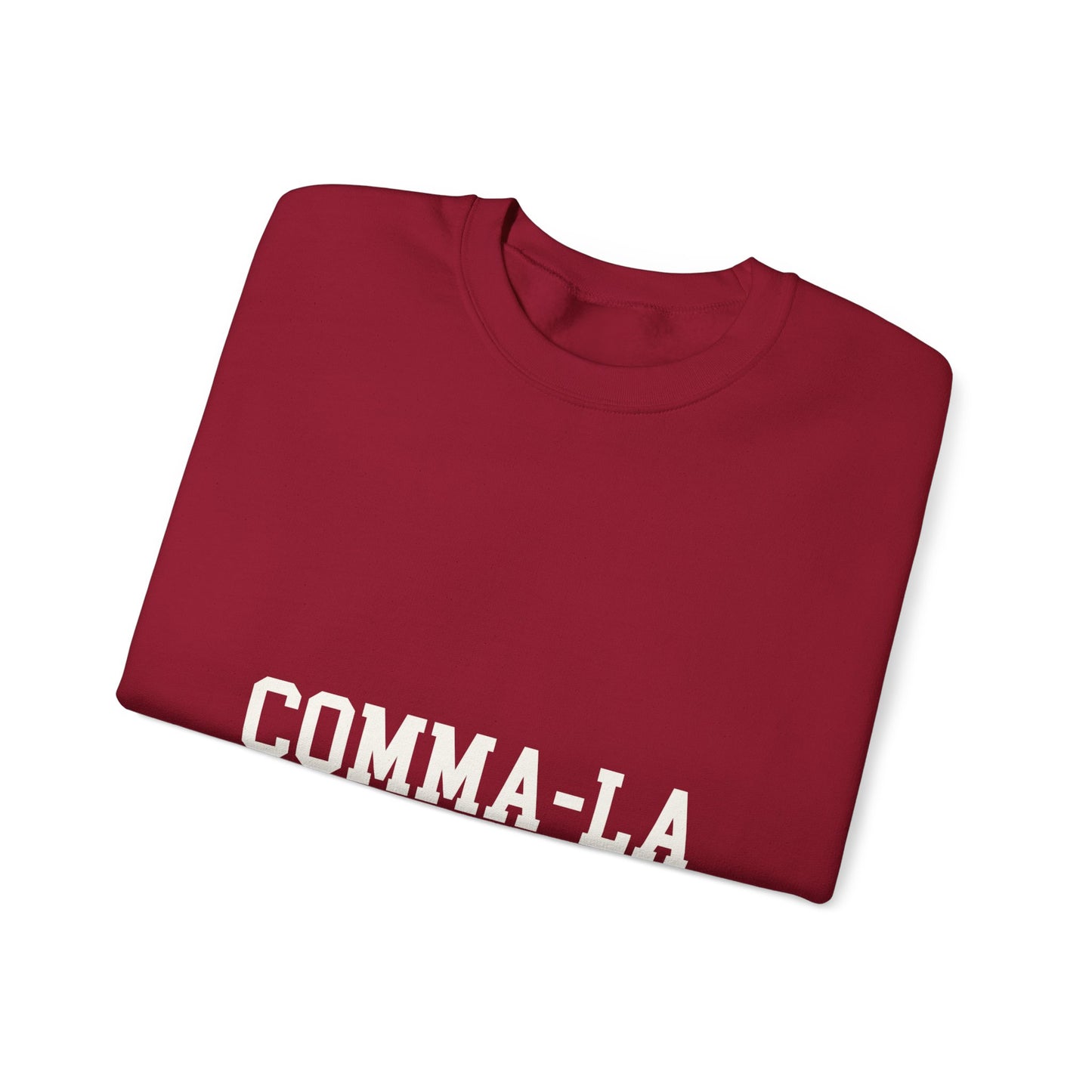 It's Pronounced Comma-La Crewneck Crimson/Cream