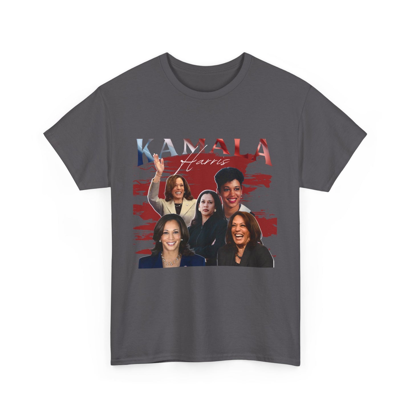 Kamala Harris Red Collage T-Shirt