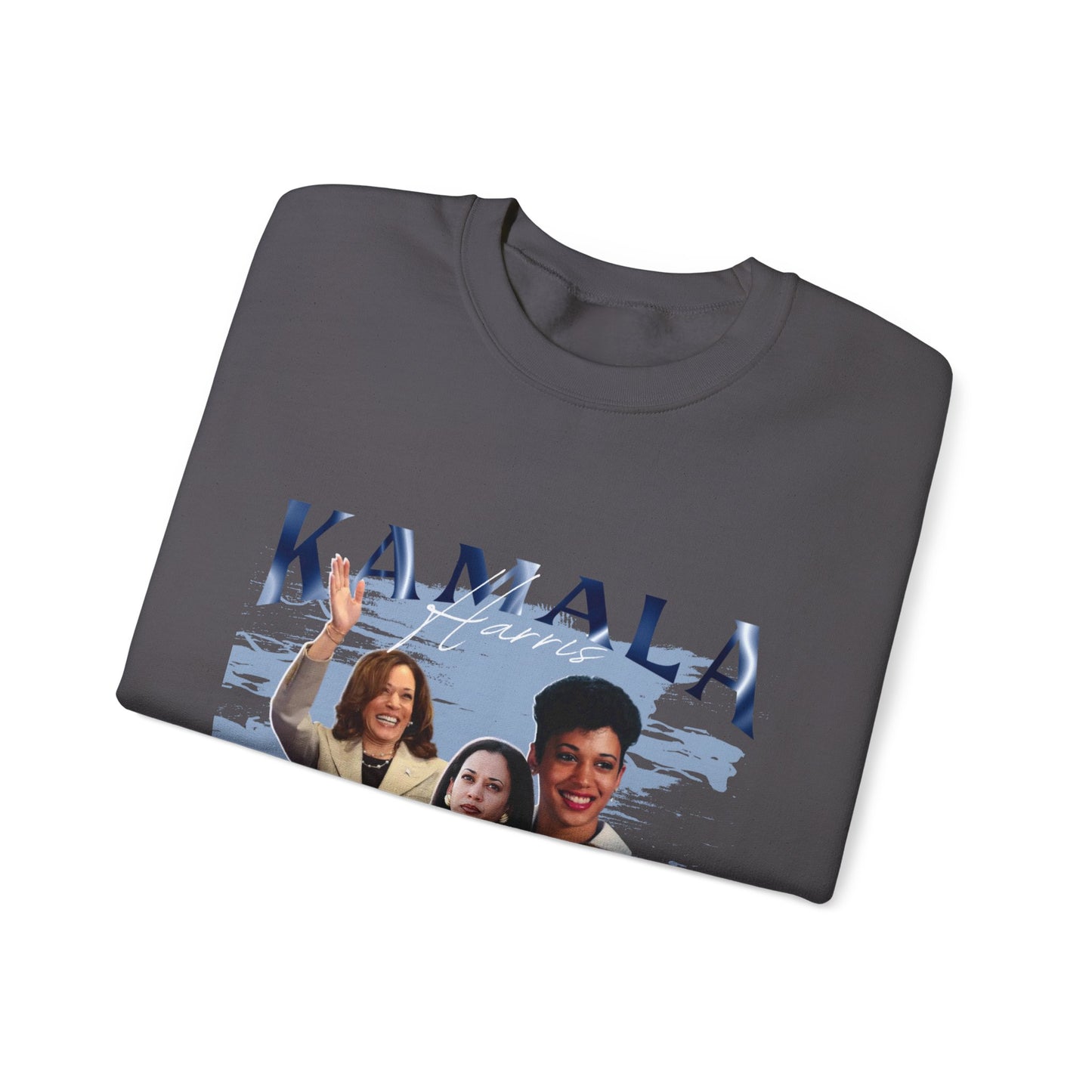 Kamala Harris Blue Collage Crewneck