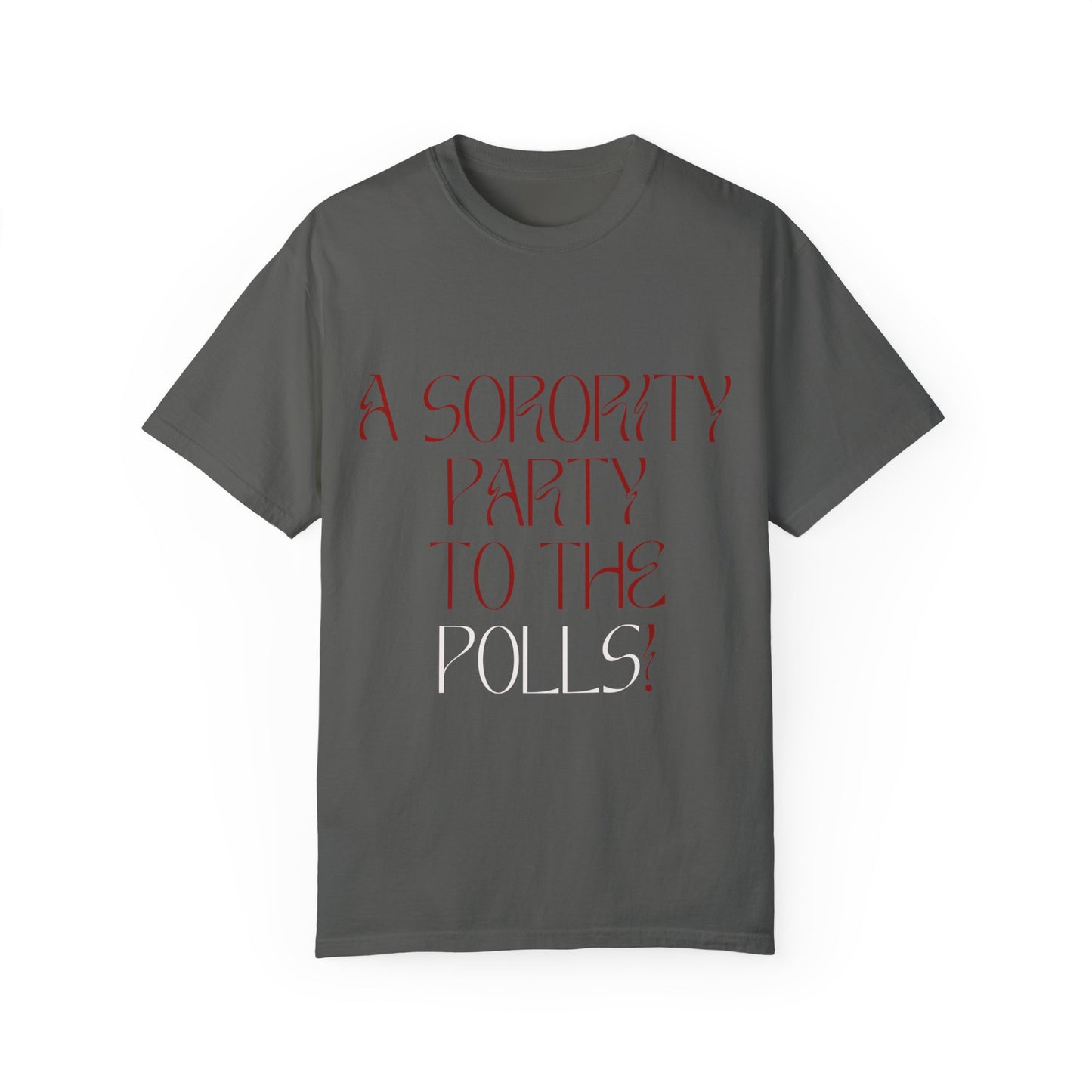 A Sorority Party T-Shirt Crimson/Cream