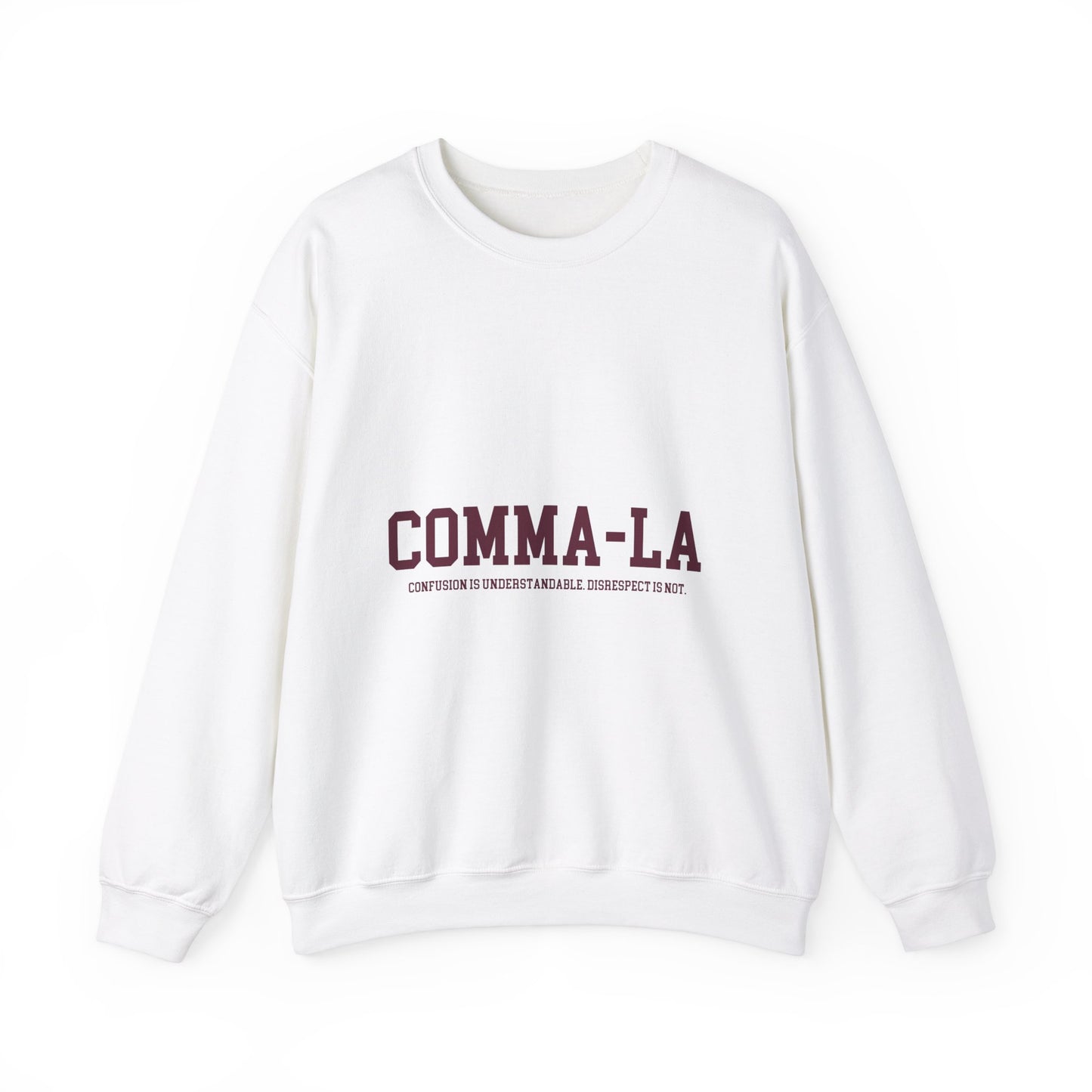 It's Pronounced Comma-La Crewneck Crimson/Cream